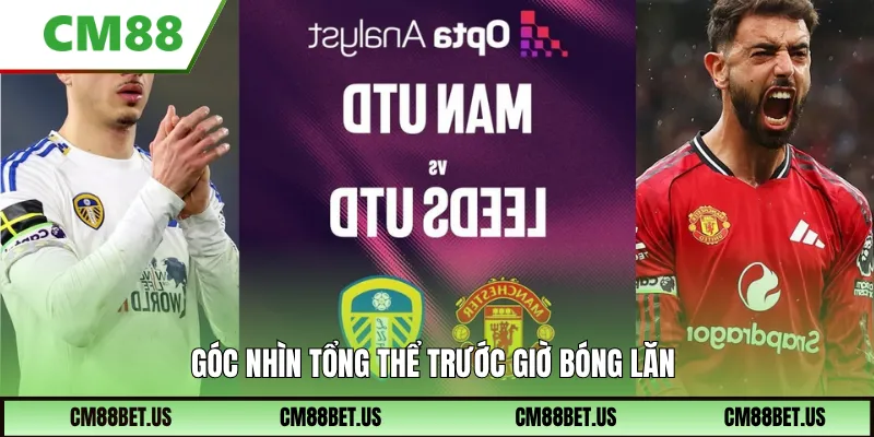Góc nhìn tổng thể trước giờ bóng lăn